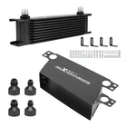 Universal Transmission Oil Cooler Row 10AN Aluminum Engine Cooling Kit Black New. Price: $44.18.