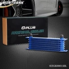 Universal 7 Row AN10 Aluminum Transmission Engine Oil Cooler Blue New. Price: $29.70.