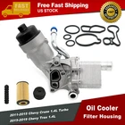 Oil Cooler Filter Housing For Chevrolet Cruze Sonic Trax Buick Encore 1.4L Turbo New. Price: $37.59.