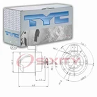 Tyc Engine Cooling Fan Motor For 1985-1989 Chevrolet Corvette Belts Clutch Lw New. Price: $40.33.