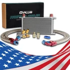 19 Row AN10 Aluminum Engine Oil Cooler Thermostat Adaptor Kit Fit For Car/truck New. Price: $119.48.