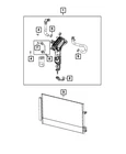 Genuine Mopar Air Conditioning Condenser 68546711AA New. Price: $331.58.