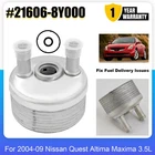 Oil Cooler Assembly 21606-8Y000 For 2004-2009 Nissan Quest Altima Maxima 3.5L New. Price: $215.00.