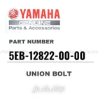 Yamaha Genuine Oem Parts Union Bolt 5EB-12822-00-00 For YZF-R1 New. Price: $61.80.
