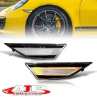 Clear Led Turn Signal Side Marker Light Lamps For Porsche 911 Carrera 718 Cayman New. Price: $48.00.