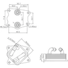 Nissens 91442 Engine Oil Cooler New. Price: $501.79.