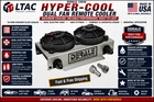 Derale 15840 Hyper-cool Dual Fan Remote Oil Transmission Cooler 19 Row -8AN Kit New. Price: $473.95.