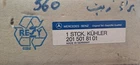 Mercedes Benz W126/201/124 Engine Oil Cooler Genuine Nos A2015018101 Ro New. Price: $450.00.