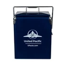 United Pacific 99118 Cooler Box Metal, 1940'S 1950'S Retro Style, With Blue Stee New. Price: $129.16.