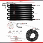 Transmission Oil Cooler 8 Rows Universal Aluminum Remote Radiator Converter Kit New. Price: $49.84.
