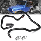 Hps Black Silicone Heater Coolant Hose Kit For 03-06 Jeep Wrangler Tj 2.4 Lhd New. Price: $120.00.
