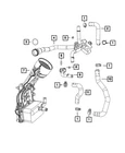 Genuine Mopar Coolant Outlet Tube 68504390AA New. Price: $26.54.
