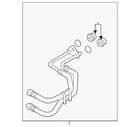 Genuine Ford Cooler Pipe DG9Z-7R081-A New. Price: $178.61.