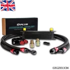 Universal Engine Transmission Oil Cooler + Rows AN10 Filter Adapter Hose Kit New. Price: $90.46.