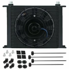 30 Row Aluminum Engine Trans-mission Oil Cooler 6AN Adapters Electric Fan Kit New. Price: $119.95.