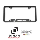 Dinan Black Stainless Steel License Plate Frame Genuine Motorsports New. Price: $70.00.