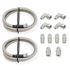 Transmission Cooling Kit Lines- Stainless Steel Braided Chevy Ford New. Price: $45.76.