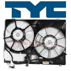 Tyc Dual Radiator & Condenser Fan Assembly For 2006 Toyota Sienna 3.3L V6 Hu New. Price: $215.46.