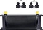 16 Row Oil Cooler, 10AN Stacked Plate Transmission Engine Universal Black New. Price: $55.99.