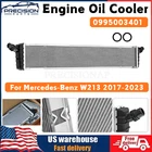Engine Oil Cooler A0995003401 For Mercedes-benz W213 2017-2023 New. Price: $179.00.