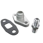 Cxracing Oil Line Fitting Kit Single Turbo For 86-92 Toyota Supra 7MGTE AN10 AN4 New. Price: $59.00.