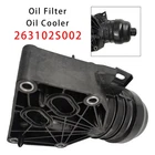 Oil Filter Cooler Assembly 263102S002 For Kia Sportage Sorento 2023-2024 New. Price: $88.28.