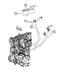 Genuine Mopar Radiator Inlet Hose 5058492AE New. Price: $95.31.