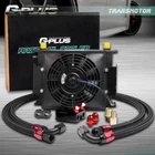 Universal 25 Row AN10 Aluminum Engine Oil Cooler + 7" Electric Fan Kit New. Price: $114.22.