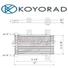 Koyorad EC0008J Automatic Transmission Oil Cooler For Radiator Cooling Belts By New. Price: $118.37.