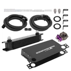 7 Row Engine Oil Cooler Universal 10AN Kit Aluminum W/ Braided Hoses 1M 1.2M New. Price: $95.28.