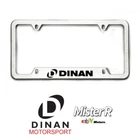 Dinan Brushed Stainless Steel License Plate Frame Genuine Motorsports New. Price: $70.00.