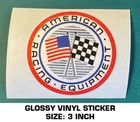 American Equipment Vinyl Decal Sticker Custom Wheels Drag Scca-racing Used. Price: $5.79.