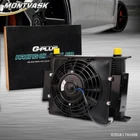 30 Row 10AN Universal Aluminum Transmission Engine Oil Cooler + 7" Electric Fan New. Price: $110.89.