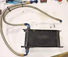 Setrab Brand Aluminum Oil Cooler 11" X 6" 2" W/ Mounts & -8AN Lines Lw Nascar Used. Price: $79.00.