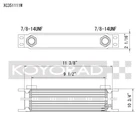 Oil Coolers XC351111W New. Price: $428.48.