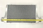 Universal Aluminum Front Mount Intercooler 25"X13"X3" Overall, Inlet/outlet New. Price: $123.39.