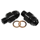 Aeroflow Transmission Cooler Fittings 1/4 Npsm Thread To -8AN For TH400 700-4R Brand. Price: $37.74.