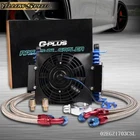 Fit For Universal 15 AN10 Row Engine Oil Cooler + 7" Fan Filter Adapter Kit New. Price: $121.15.
