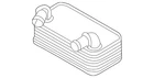 Genuine Volkswagen Oil Cooler 09S-409-061-B New. Price: $140.45.