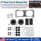 Transmission Cooler Dual Fan Kit Stop Overheating For Tru 40K Derale 13 Row New. Price: $123.49.