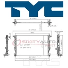 Tyc Radiator For 2013-2016 Dodge Dart 1.4L 2.0L 2.4L L4 Cooler Cooling Pf New. Price: $159.33.