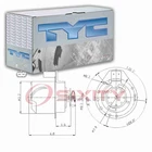 Tyc Right Engine Cooling Fan Motor For 2000-2005 Buick Century Belts Clutch Hg New. Price: $40.98.