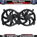Tyc Dual Radiator And Condenser Fan Fits 2013 Infiniti JX35 Su New. Price: $195.51.