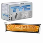 Tyc Left Side Marker Light Assembly For 1981-1986 Gmc C1500 Suburban Qd New. Price: $16.01.