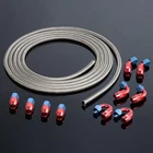 AN10 16.4FT Stainless Steel & Nylon Braided Fuel Line Hose Fitting End... New. Price: $100.21.