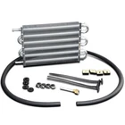 New 6 Row Universal Transmission Oil Cooler Auto Manual Radiator Converter Kit. Price: $37.49.