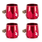 Mishimoto Aluminum -6AN Hex Finishers Red MMHXF-06-4-RD New. Price: $44.11.