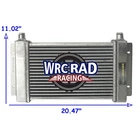 (24096) Full Aluminum Mobile Hydraulic Oil Cooler, 0-30 Gpm, 14 Hp; Model OC-42 New. Price: $250.00.