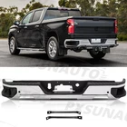 For Chevy Silverado Gmc Sierra 1500 2019-2024 Chrome Rear Bumper W/dual W/sensor New. Price: $258.99.