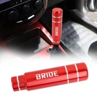 Bride Racing Aluminum Red Universal Manual Gear Knob Shifter M8 M10 M12 New. Price: $15.00.
